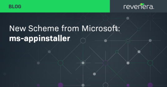 New Scheme from Microsoft: ms-appinstaller